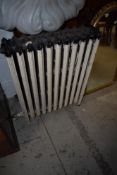 A traditional cast iron radiator