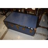 A vintage travel trunk