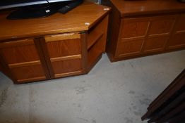 Two Nathan teak entertainment units