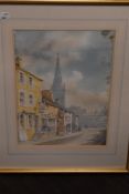 Mario Ottonello, (1929-2012), a watercolour, Stonewall Tap Church St Lancaster, signed and dated (