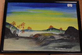 Roy Gilbert, (20th century), a watercolour, Mullewa, signed, 24 x 34cm, framed and glazed, 28 x