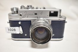 A Zorki 4 camera with Juniper 8 lens