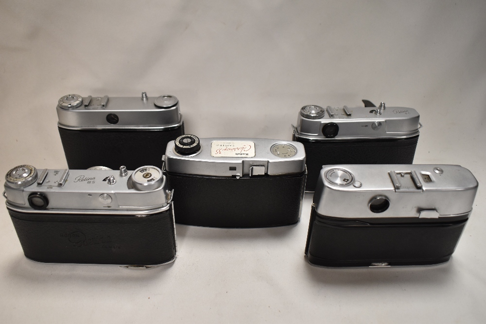 Four Kodak and one Agfa camera. A Kodak Colorsnap35, a Retinette 1A, a Retina IIC and a Retina - Image 3 of 3