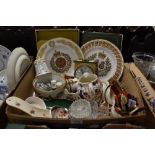 A lovely selection of mainly ceramic items including Coronationware by Royal Worcester and