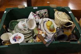 A selection of household ceramic items including Mason's 'English Country Garden' part dinner/tea