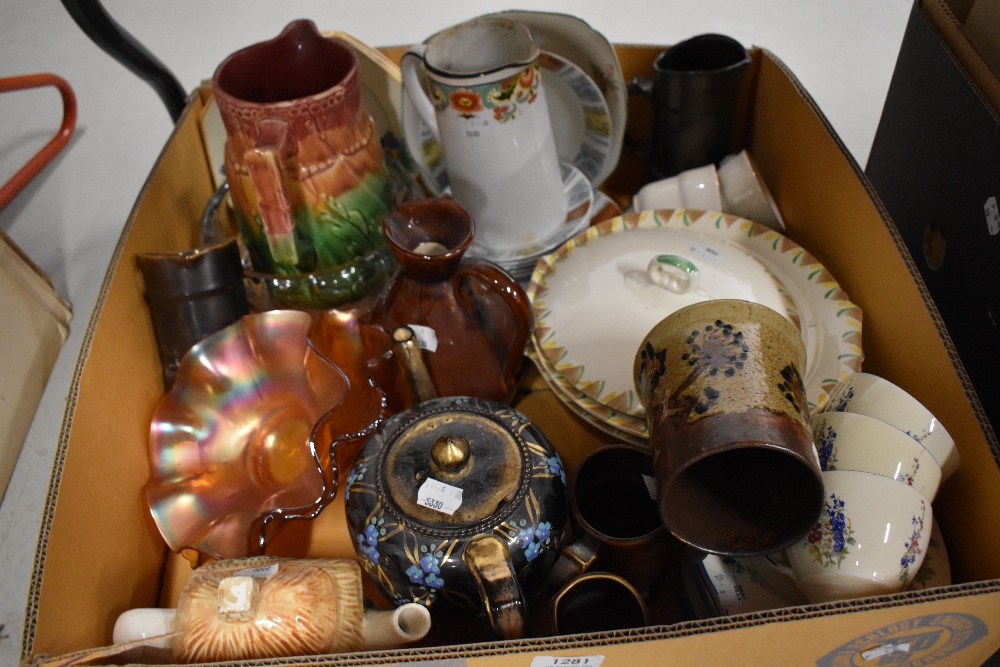 A nice selection of tableware including serving tureens, Jon Anton Ironstone and other part tea