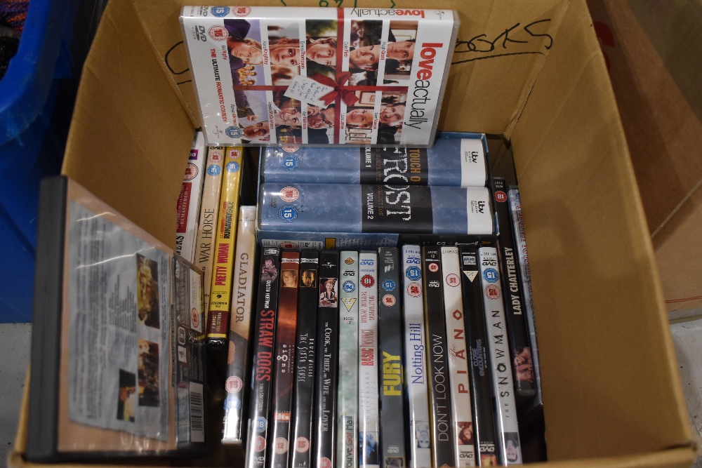 22 assorted film and TV programme DVD's including Peter Kay's Phoenix Nights, A Touch of Frost