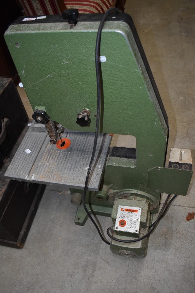 A DeWalt band saw