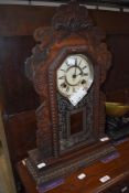A Victorian American mantel clock, signed Astonia