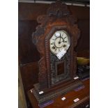 A Victorian American mantel clock, signed Astonia