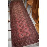 A traditional Persian style carpet runner, approx.270 x 79cm