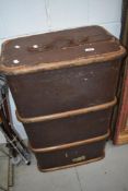 A traditional travel trunk