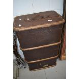 A traditional travel trunk