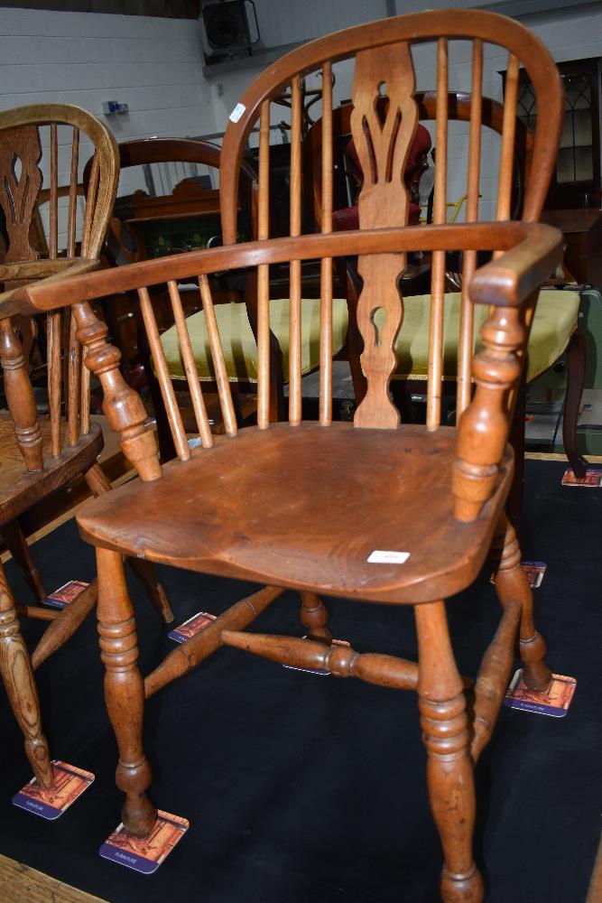 A traditional Elm and Beech Windsor chair