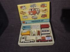 A Corgi diecast Gift Set no24, Constructor Set GS/24 Commer 3/4 Ton Chassis, appears complete in