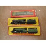 Three Triang Hornby 00 gauge Loco's & Tender's, R866S LNER 4-6-0 8509, boxed, R850 BR 4-6-2 Flying