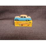 A Dinky diecast, 170 Ford Fordor Sedan, Pink & Blue, in original blue spot box