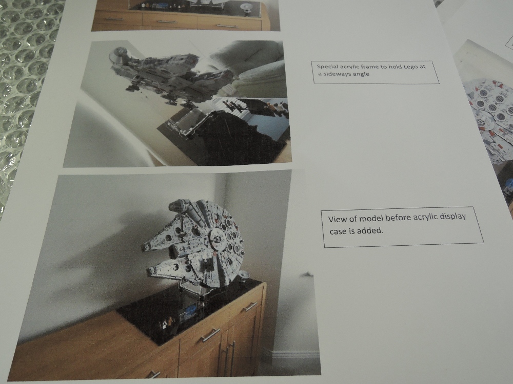 A Lego 75192 Star Wars Millennium Falcon model from the Ultimate Collector Series, not checked for - Image 4 of 4