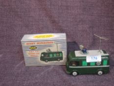 A Dinky Supertoys diecast, 968 B.B.C T.V Roving Eye Vehicle in original blue and white striped box