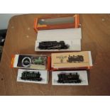 Three Hornby 00 gauge Tank Engines, R055 BR Class 4P 2-6-4 42350, R396 GNR Class J13 0-6-0 1247