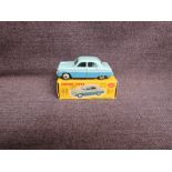 A Dinky diecast, 162 Ford Zephyr, Two Tone Blue in original correct spot box