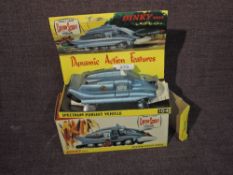 A Dinky diecast, No104 Spectrum Pursuit Vehicle on inner card stand in original box with instruction