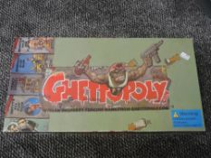 A 2002 Ghettopoly Games in original box, appears complete