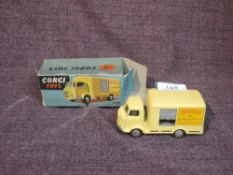 A Corgi diecast, 411 Karrier Bantam Lucozade Van, in original box