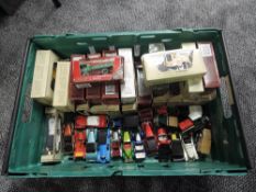 A box of Matchbox Models of Yesteryear diecasts, boxed and loose, aprox 40