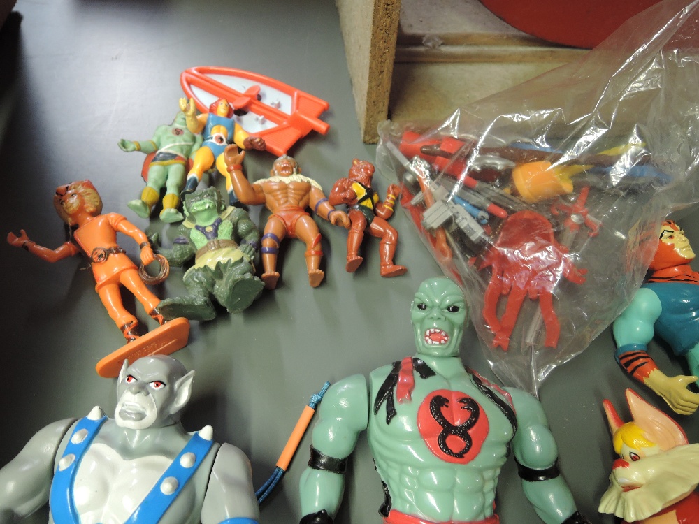 A collection of 1980'sLJN Toys Thundercats figures and accessories including Panthro, Mumm-Ra, Lion, - Image 2 of 3