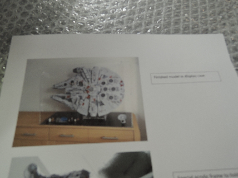 A Lego 75192 Star Wars Millennium Falcon model from the Ultimate Collector Series, not checked for - Image 3 of 4