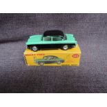 A Dinky diecast, 165 Humber Hawk, Green & Black in original correct spot box