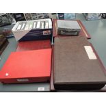 Fifteen mixed size Slide Boxes and Files containing various Railway Related Slides, mainly colour