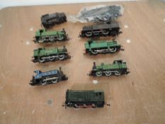 Nine Horny Dublo, Hornby, Mainline and similar 00 gauge Tank Locomotives, Tank Engines and