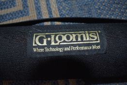 A G-Loomis 3 pc 13ft GLX #8-9 line fishing rod in soft and hard case