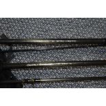 2 2pc carbon 12ft long range carp rods in original sleeves by Charlton and Bagnall Lancaster