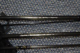 2 2pc carbon 12ft long range carp rods in original sleeves by Charlton and Bagnall Lancaster