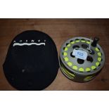 A Lamson litespeed fly reel in neoprene case LS4