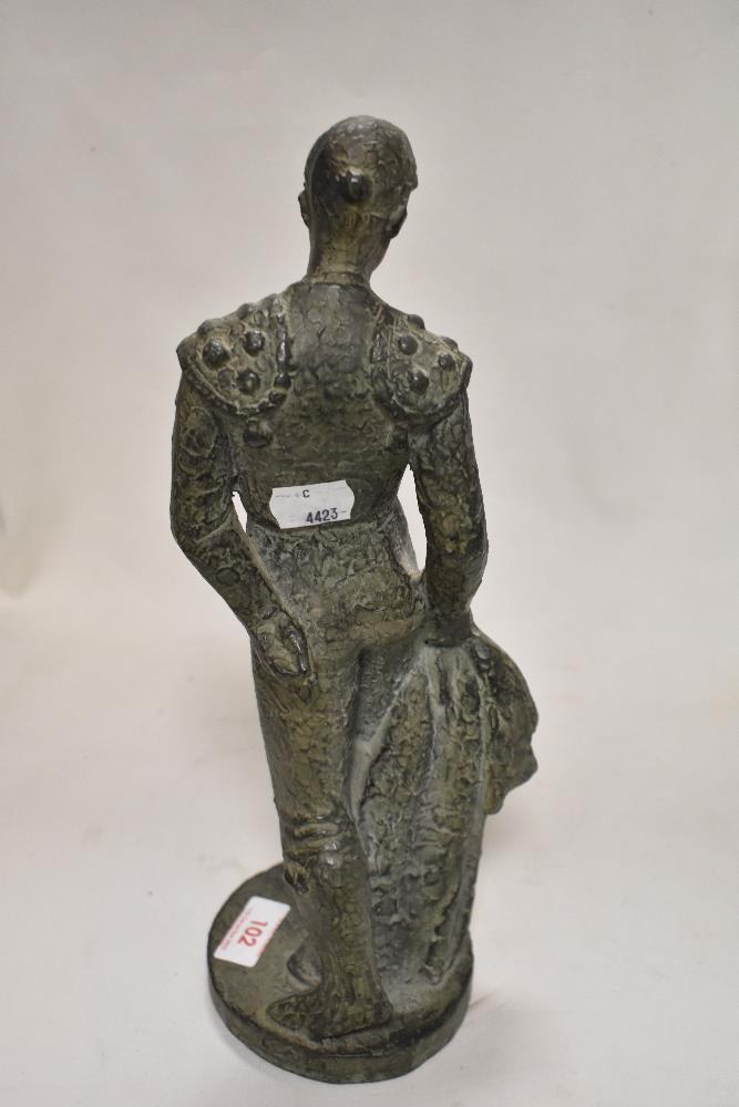 A mid century Spanish ceramic sculpture of a Matador possibly by Fred Press - Image 2 of 2