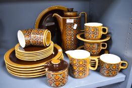 A quantity of Hornsea 'Bronte' pattern dinner and coffee wares, to include coffee pot.