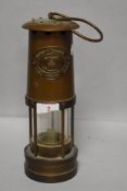 A 20th century S. Thomas & Williams Cambrian Aberdare no.27271 coal miners lamp