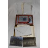 A selection of early 20th century photographic plate glass negatives