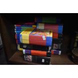 Rowling [J.K] a selection of seventeen Harry Potter volumes, all Bloomsbury