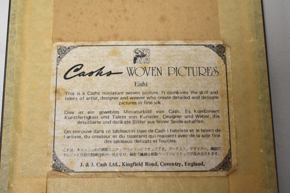 Two 20th century Cashs Woven Pictures including Eishi and Kiyomine - Image 2 of 2