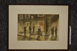 (20th century), a watercolour, building on Park Road Milnthorpe, attributed verso, 17 x 27cm, framed