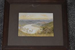Mary E Butler, (20th century), a watercolour, Winter Evening, signed and attributed verso, 19 x