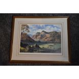 Stephen Darbishire, (contemporary), after, a Ltd Ed print, Langdales, signed and num 58/850, 28 x