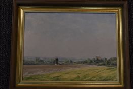 Brian Bennett, (contemporary), an oil on board, windmill, signed, 28 x 38cm, framed, 38 x 48cm