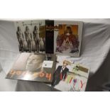 A lot of four David Bowie albums - Simply Vinyl editions which are now becoming collectable - NM/NM