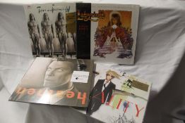 A lot of four David Bowie albums - Simply Vinyl editions which are now becoming collectable - NM/NM